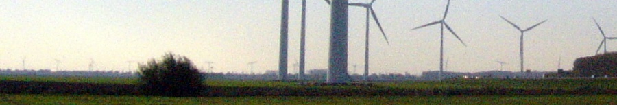 Windpark Eemmeerdijk aan de horizon